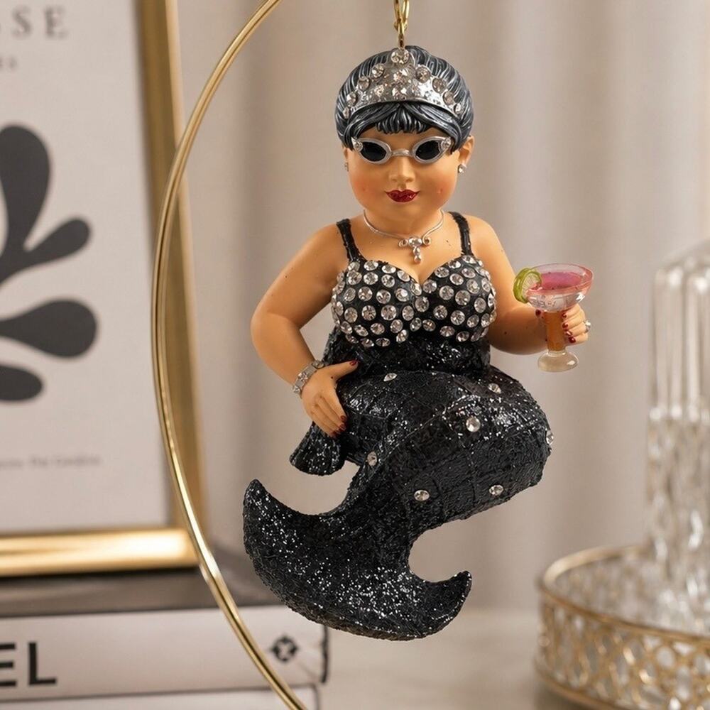 December Diamonds Margarita Diamond Mermaid Ornament 2010 Limited Production VTG